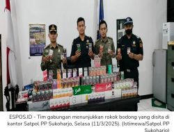 Gerebek Toko Kelontong di Sukoharjo, Tim Gabungan Sita 6.932 Batang Rokok Bodong