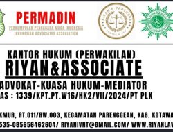 Inisiatif Pro Bono Kantor Hukum Riyan & Rekan Associate, Memberikan Bantuan Hukum Gratis !!!
