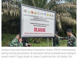 Sawit Sitaan Dipanen OTK, Satgas Kembali Sita 15.760 Hektare Lahan Perkebunan di Kotim