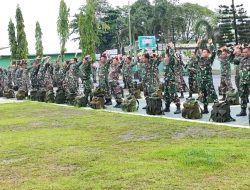 Bina Fisik Prajurit, Kodim 1015/Sampit Gelar Latihan Hanmars Program PSJM TA.2025