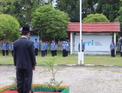 Harkitnas, Angkasawan RRI Palangka Raya Ikuti Upacara Bendera