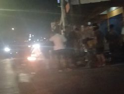 Kecelakaan Diperempatan Jalan MT Haryono, 2 motor Rusak Parah
