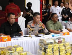 Polisi Gagalkan Peredaran Ratusan Kilogram Sabu-Sabu Antarprovinsi