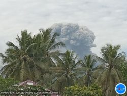Gunung Dukono Erupsi, Tinggi Letusan Capai 900 Meter