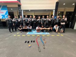 Polisi Tangkap Sembilan Pelaku Tawuran di Kramat Raya