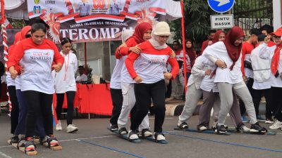 Semarak Kemerdekaan, ASN Banjarmasin Ikuti Lomba Permainan Tradisional