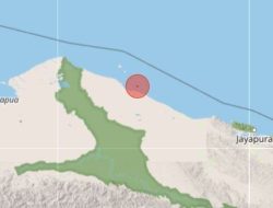Selasa Malam, Sarmi Papua Tujuh Kali Diguncang Gempa
