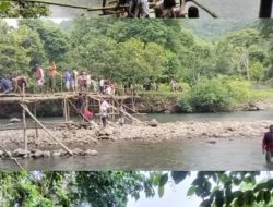 Pemerintah Kemana ?  Janji Hanya isapan Jempol Rakyat Bangun Jembatan Sendiri di Pulau Terlupakan