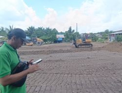 PT SISK Bangun Lapangan Voli di Desa Sumber Makmur Lewat Program CSR