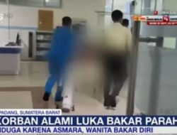 Wanita Muda di Padang Nekat Bakar Diri Usai Bertengkar dengan Teman Lelaki