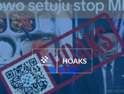 Hoaks Presiden Prabowo Hentikan Program Makan Bergizi Gratis