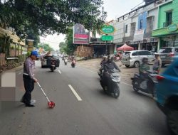 Tragis! Pemotor Pelajar Tewas usai Nyalip Biskita Trans Depok