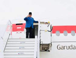 Presiden Prabowo Bertolak ke Mesir Hadiri KTT Gaza