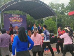 DPD AMPI Kotim Hidupkan Kembali Gedung Expo, Warga Tumpah Ruah Ikuti Senam dan Bazar UMKM