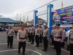 Apel Gelar Operasi Zebra Telabang 2025 Digelar, Polres Kotim Siap Tegakkan Disiplin dan Keamanan Berlalu Lintas.