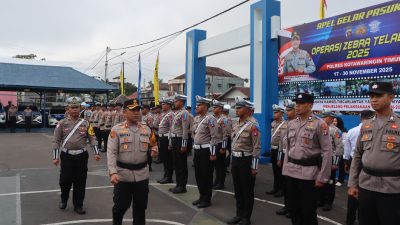 Apel Gelar Operasi Zebra Telabang 2025 Digelar, Polres Kotim Siap Tegakkan Disiplin dan Keamanan Berlalu Lintas.