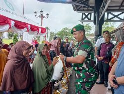 Komandan Kodim 1015/Sampit Hadiri Zoom Meeting Penyerahan Bantuan Pangan Presiden RI