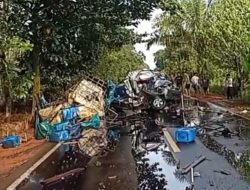 Tabrakan Maut di KM 55 , Korban Diduga Pelangsir BBM Subsidi