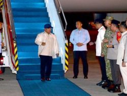 Presiden Prabowo Tiba di Medan usai Lawatan ke Pakistan-Rusia, Pimpin Langsung Penanganan Bencana