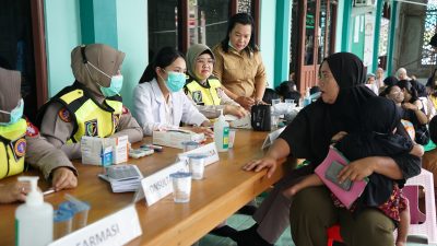 Adakan Posyandu Keliling Rutin, Upaya Rumkit Bhayangkara Tingkatkan Derajat Kesehatan Masyarakat