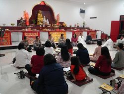 Pastikan Ibadah Imlek Berjalan Aman, Kapolda Kalteng Sambangi Vihara Avalokitesvara Budhayana