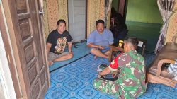 Jalin Kedekatan dengan Warga, Babinsa Kodim 1016/Palangka Raya Laksanakan Anjangsana