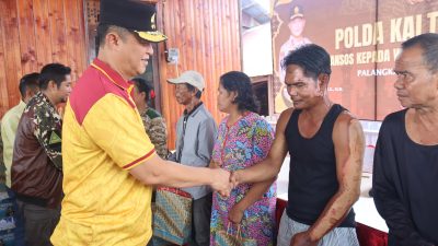 Polda Kalteng Gelar Aksi Bakti Sosial dan Kebersihan di Lokasi Kebakaran Mendawai, Wujud Solidaritas Untuk Indonesia Asri