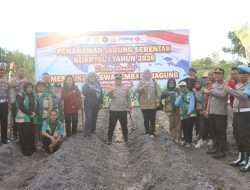 Polres Kotim Gelar Penanaman Jagung Serentak Kuartal I 2026 Dukung Swasembada Pangan