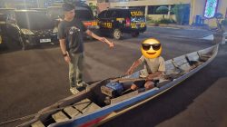 Satreskrim Polres Kotim Amankan Pencuri Buah Sawit Gunakan Sampan di PT SKD