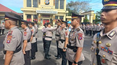 Regenerasi Kepemimpinan, Polres Kotim Gelar Kenal Pamit Sejumlah Pejabat Utama dan Kapolsek