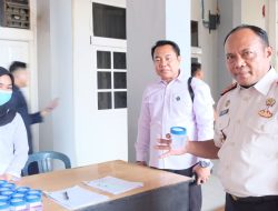 Momentum Hari Bhakti Pemasyarakatan ke-62, Seluruh Warga Binaan Lapas Sampit Lulus Tes Urin Narkoba