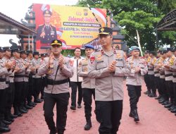 Wakapolda Kalteng Sampaikan 4 Pesan Strategis Saat Kunker di Polres Barut
