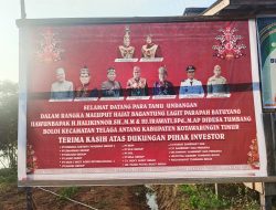 Sangat Meriah dan Sarat Makna, Bupati Halikinnor Hadiri Adat Maluput Hajat Bagantung Lagit di Tumbang Boloi