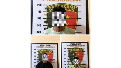 Tiga Pencuri Sawit Diamankan Polsek Parenggean, 127 Janjang dan Pick Up Disita