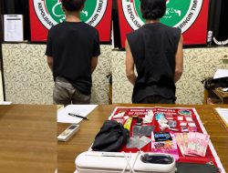 Gagal Kabur Lewat Jendela, Dua Kurir Sabu Diringkus di Jl Metro TV Sampit dengan 18,2 Gram Barbuk