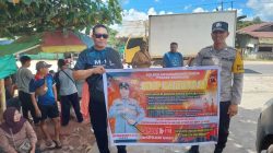 Patroli Karhutla Polsek Baamang, Bhabinkamtibmas Sampaikan Imbauan Larangan Bakar Lahan