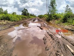 Jalan Rusak Parah, Warga WMP Sampit Minta Tanggung Jawab Perbaikan Atas Proyek Sekolah Rakyat di Kotim