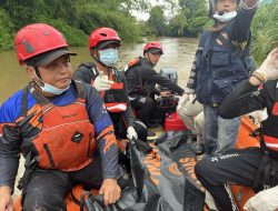 Setelah Dua Hari Pencarian, Tim SAR Temukan Jenazah Pria Tenggelam di Sungai Pemangkih HST