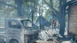 Pick Up dan Warung Sayur di Desa Pundu Cempaga Hulu Ludes Terbakar, Kerugian Capai Rp210 Juta