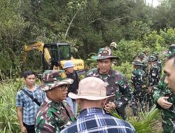 Pembangunan Markas Yonif TP 923 Mentaya Dimulai, Dandim 1015/Sampit Pimpin Peninjauan