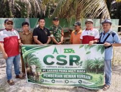 PT Sarana Prima Multi Niaga Salurkan Sapi Kurban Lewat CSR di Desa Sumber Makmur, Perkuat Sinergi dengan Warga