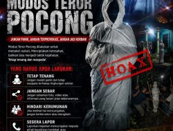 Ramai di Medsos, Polres Pulang Pisau: Teror Pocong Modus Kejahatan, Warga Jangan Lengah