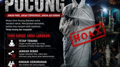 Ramai di Medsos, Polres Pulang Pisau: Teror Pocong Modus Kejahatan, Warga Jangan Lengah