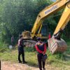 Tengah Malam Bongkar Ekskavator di Kebun Raya Telawang, Satu Pelaku Ditangkap Polisi, Dua Buron ke Hutan