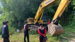 Tengah Malam Bongkar Ekskavator di Kebun Raya Telawang, Satu Pelaku Ditangkap Polisi, Dua Buron ke Hutan