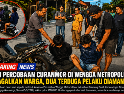 Aksi Percobaan Curanmor di Wengga Metropolitan Digagalkan Warga, Dua Terduga Pelaku Diamankan