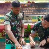 Kunker ke Stadion 29 November, Danrem 102/Pjg Serahkan 2 Sapi dan 2 Kambing ke Yonif 923 Mentaya