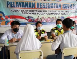 Wujudkan Generasi Pelajar Sehat, Rumkit Bhayangkara Kalteng Hadirkan Pelayanan Kesehatan di Sekolah
