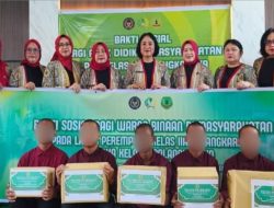 Dari Bingkisan ke Harapan Baru, PIPAS Kalteng Bina WBP Perempuan dan Anak Binaan di Palangka Raya