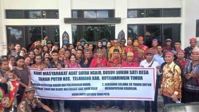 Kecewa Sidang Belum Menyentuh Pokok Perkara, Warga Dukuh Sati Terus Perjuangkan Hak Adat